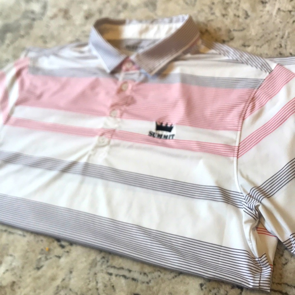 Matte Grey polo golf shirt